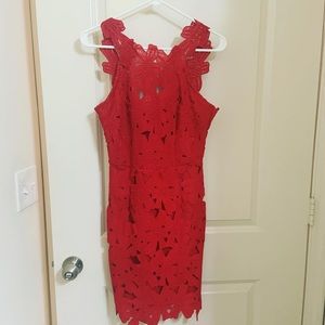Red dress
